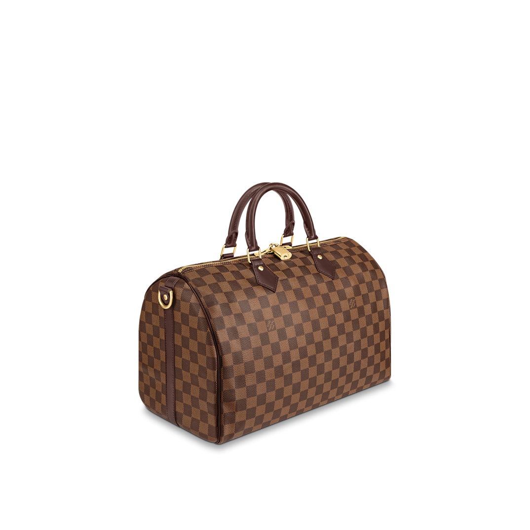 Louis Vuitton SPEEDY BANDOULIERE 35 Damier Ebene Handbag N41366 